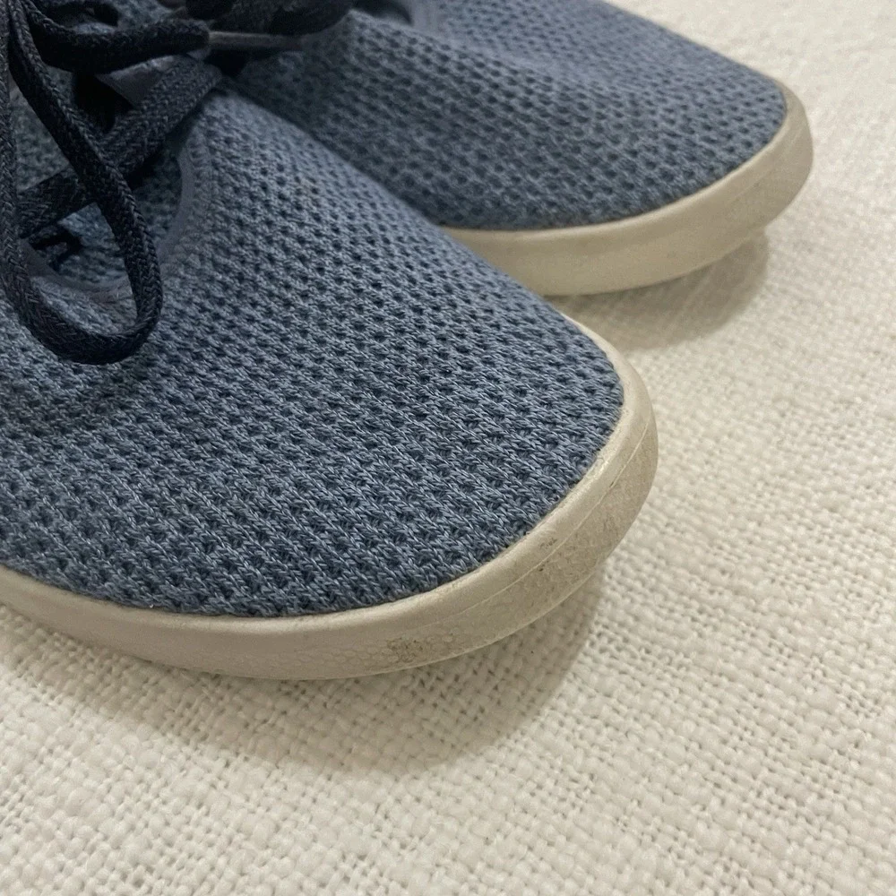 Allbirds Navy Blue Mesh Lace‎ Up Comfort Activewear Casual Shoes TS/W8 Size 8